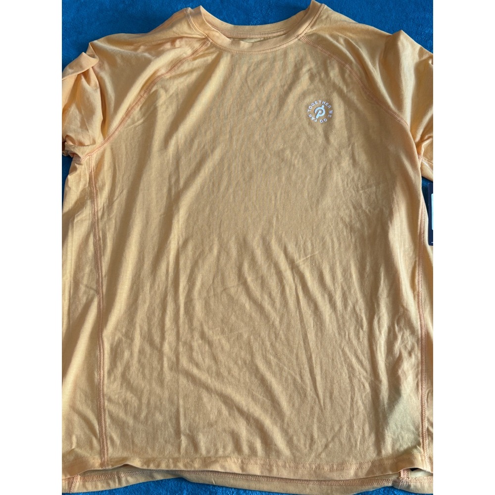 Peloton Mens Tech Jersey Short Sleeve Shirt‎ Orange MT00433-751-L Size Large NWT